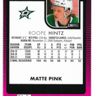 2021-22 O-Pee-Chee Platinum Matte Pink #112 Roope Hintz - pikkukuva 2