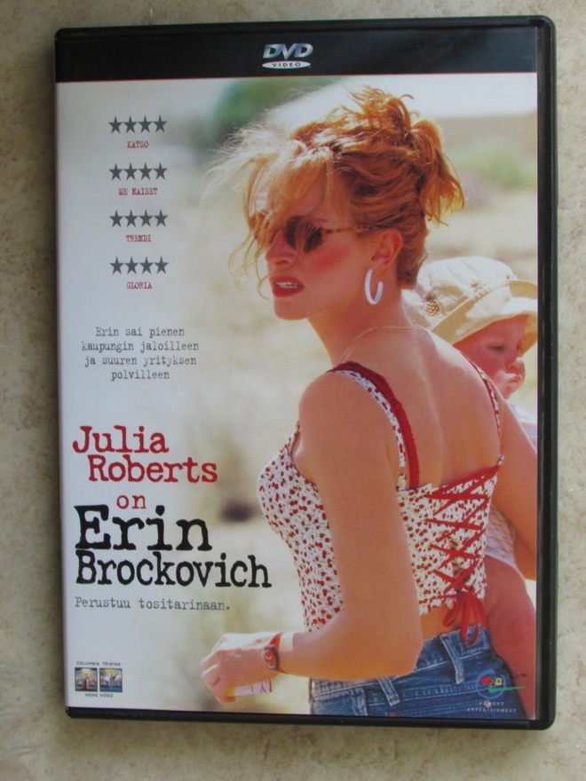 Erin Brockovich, DVD. Julia Roberts
