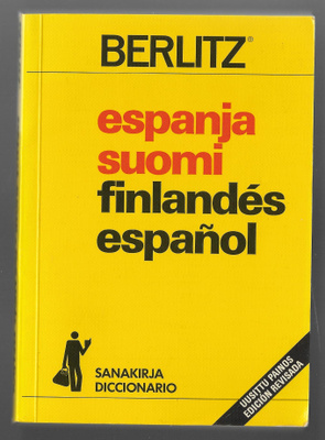Espanja-suomi / suomi-espanja sanakirja