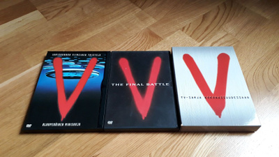 V - Visitors 80-luvun sarja kaikki osat DVD Suomijulkaisut