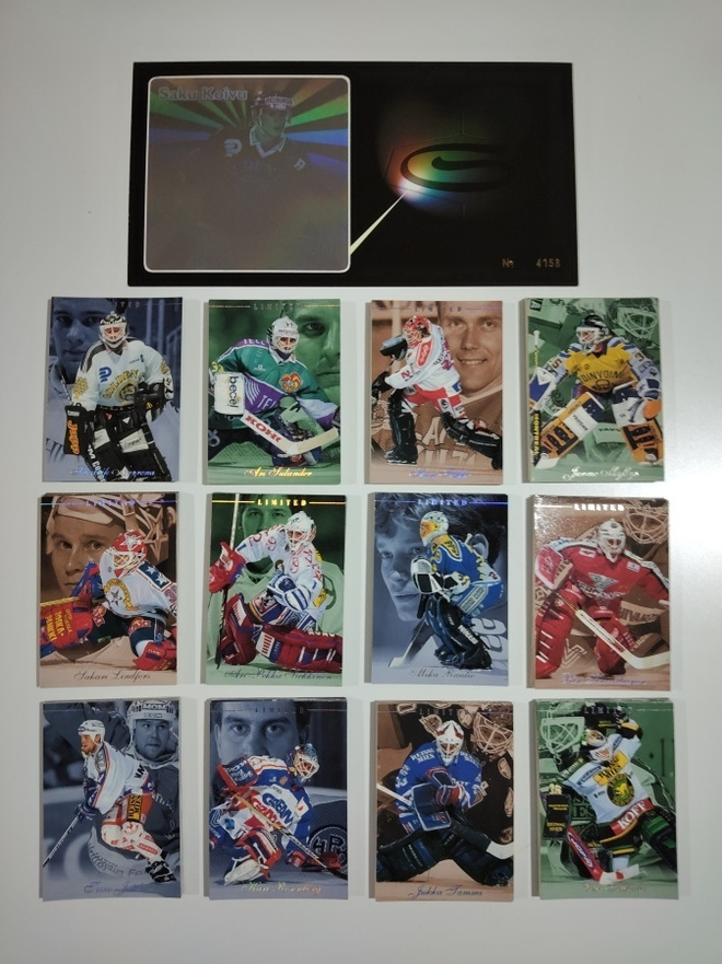 1995-96 Leaf Sisu Limited (Finnish) #1-108  + Checklist