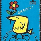 Åland 1996 Tervehdys 1 lk EP alareuna LOISTO LaPe 108 - pikkukuva 1