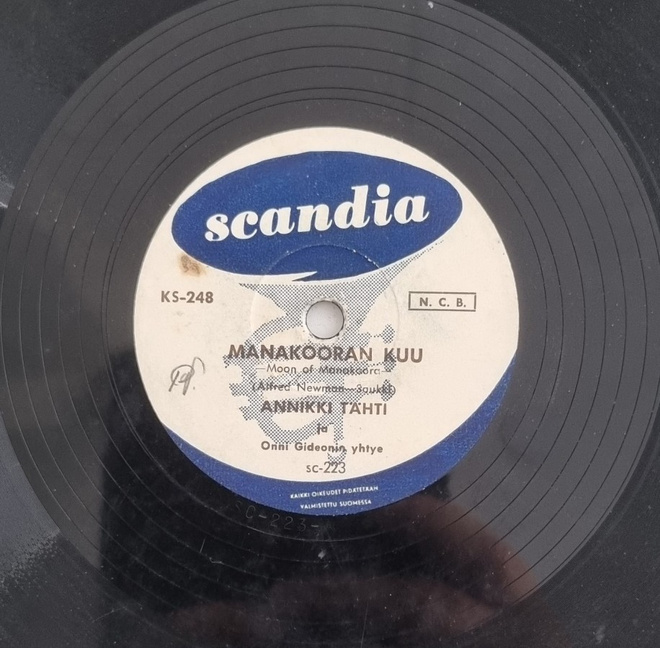 Savikiekko 1955 - Annikki Tähti - Scandia KS-248 - virhe