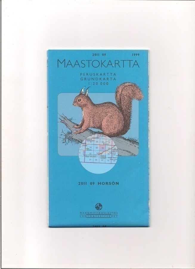 Maastokartta 1:20 000 Horsön