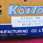 Vintage Koito 6W 30/30W Moottoripyöränlamppu - pikkukuva 5