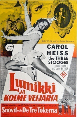 Elokuvajuliste: Lumikki ja kolme veijaria (3 Stooges)