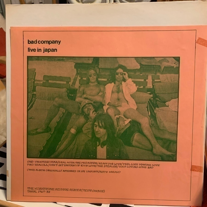 BAD COMPANY: Live In Japan
