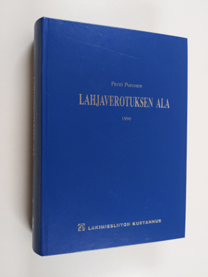 Pertti Puronen : Lahjaverotuksen ala 1990