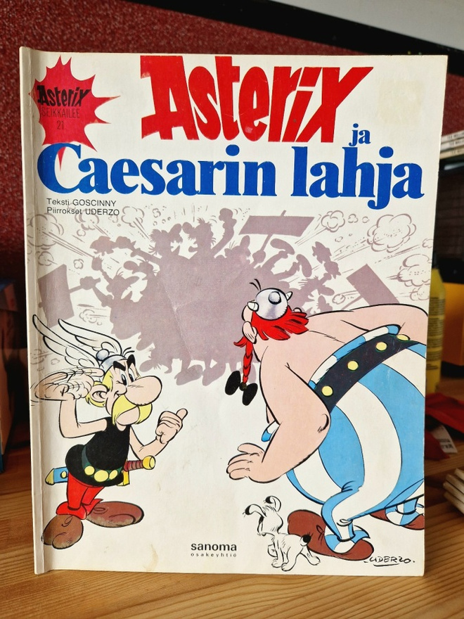 Asterix 21 ja Caesarin lahja ensimmäinen painos