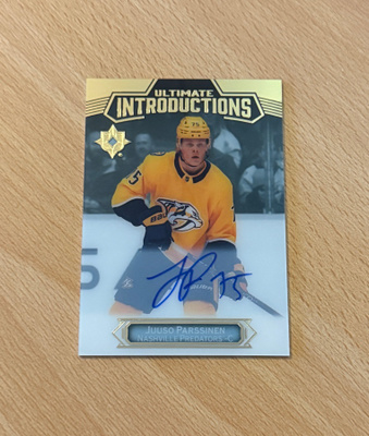 2022-23 Ultimate Juuso Parssinen Ultimate Introductions