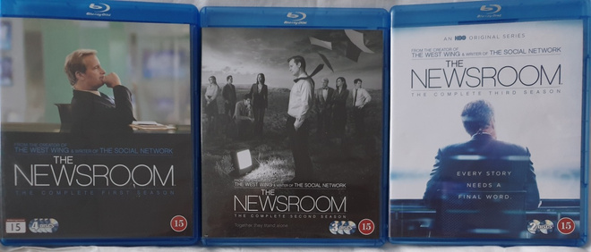 NEWSROOM KOKO SARJA 1 - 3 KAUDET BLU-RAY