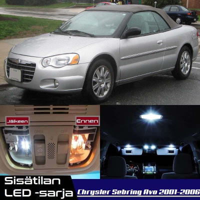 Chrysler Sebring (MK2) Avo Sisätilan LED-sarja 9