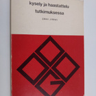 Erkki Jyrinki : Kysely ja haastattelu tutkimuksessa - pikkukuva 1