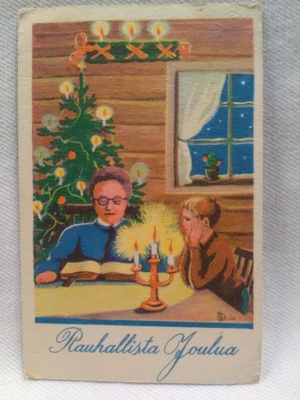 joulukortti Orvo Sundelin