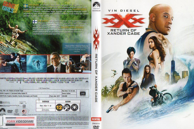 Xxx Return Of Xander Cage	(87 617)	vuok	-FI-	DVD			vin diese