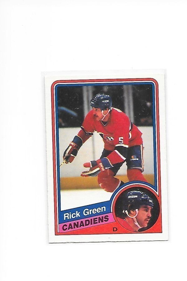 1984-85 OPC #262 Rick Green Montreal Canadiens