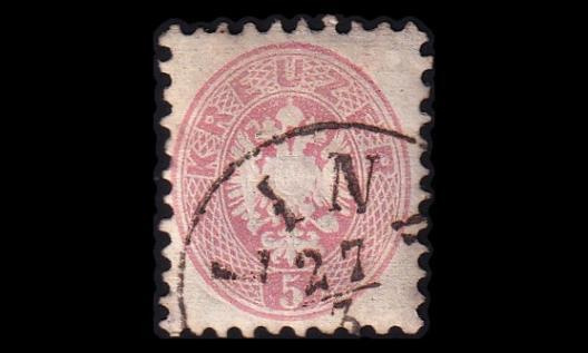 Itävalta 32 o Kaksipäinen kotka 5 Kr (1863)