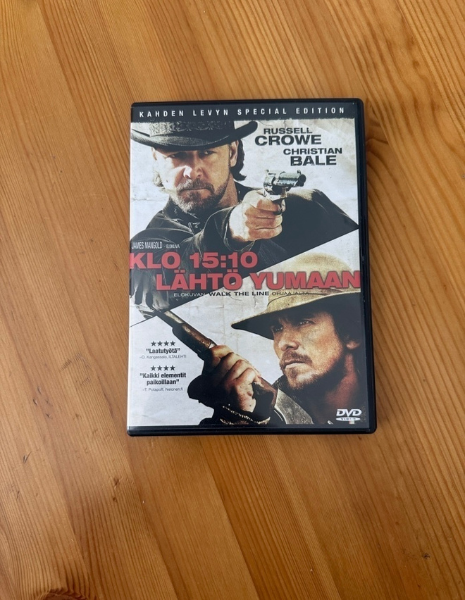 Klo 15:10 lähtö Yumaan  DVD