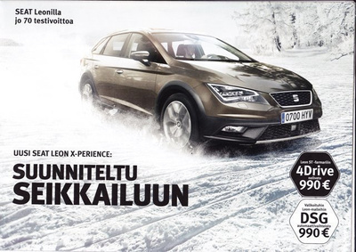 Seat mallisto -esite, 2015