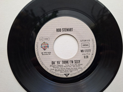 ROD STEWART - DA' YA THINK I'M SEXY 7 "