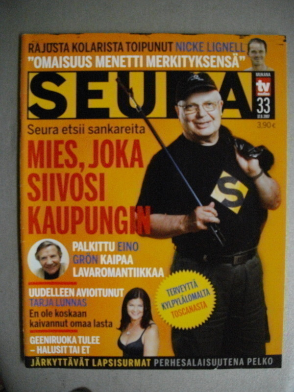 Seura lehti Nro 33/2007. (18.3)