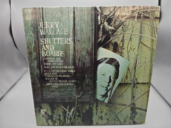 Jerry Wallace – Shutters And Boards  LP