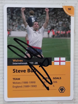 Steve Bull Englanti signed