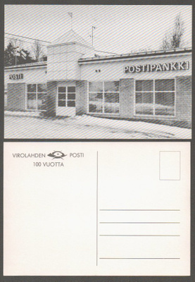 Virolahti Posti 100v Postikortti kulkematon