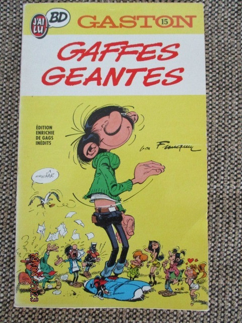 Franquin GASTON 15 - GAFFES GEANTES (uusi pokkari)