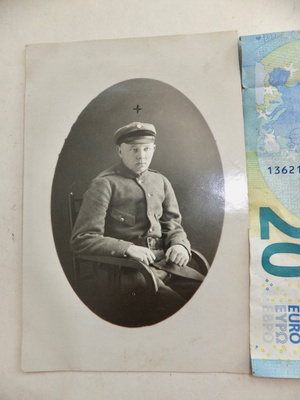 VANHA Valokuva Sotilas Varhainen Uniformu