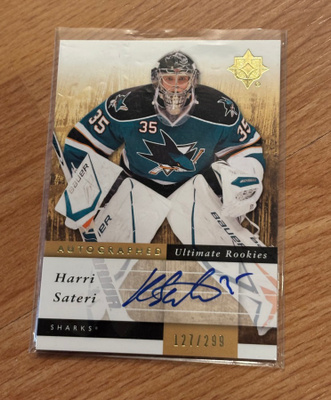 2011-12 Ultimate Collection #115 Harri Säteri AU/299 RC