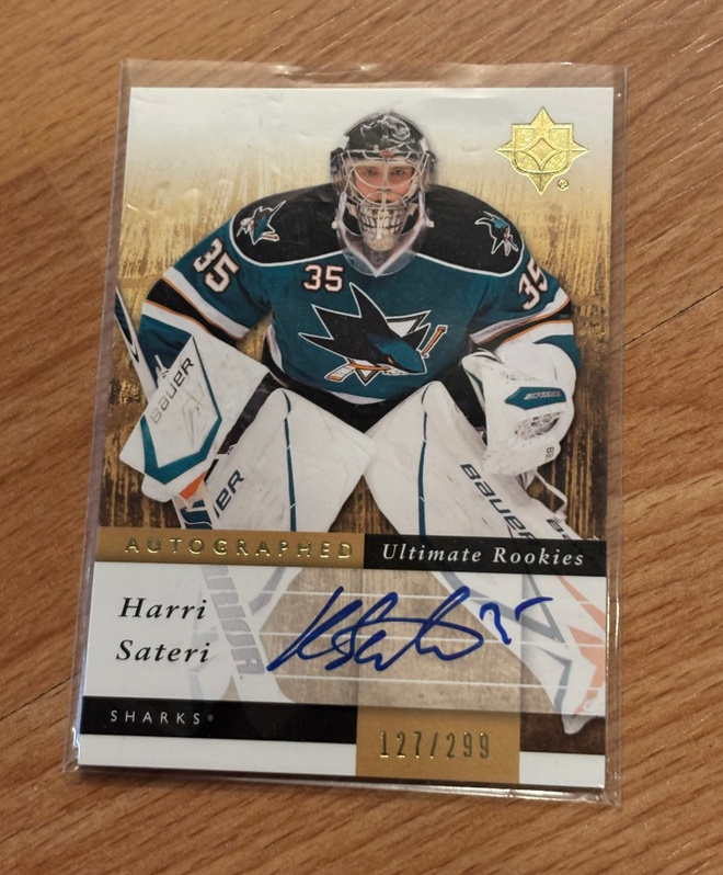 2011-12 Ultimate Collection #115 Harri Säteri AU/299 RC