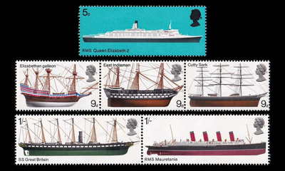 Iso-Britannia 498-503 ** Laivoja (1969)