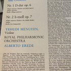 Paganini: Violinkonzerte 1 & 2 Yehudi Menuhin - pikkukuva 2