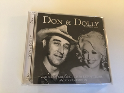 Don Williams & dolly Parton . Don & Dolly greatest hits CD 2