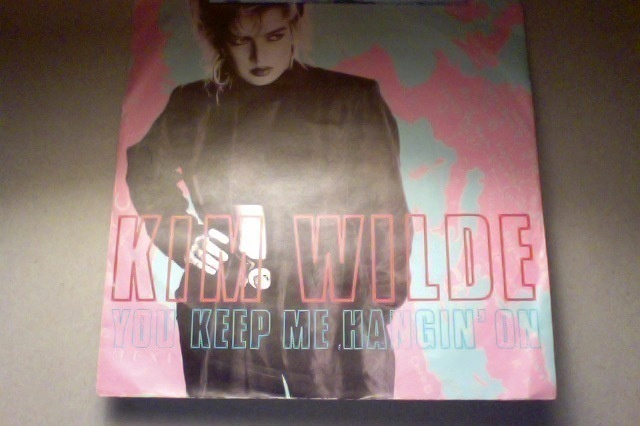 KIM WILDE  ::  YOU KEEP ME HANGIN' ON  ::  VINYYLI  7"  1986