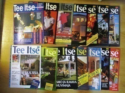 TEE ITSE- lehtiä.