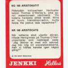 Purkkakuva Hellas ARISTOKATIT n:o 100 Purukumikuva - pikkukuva 2