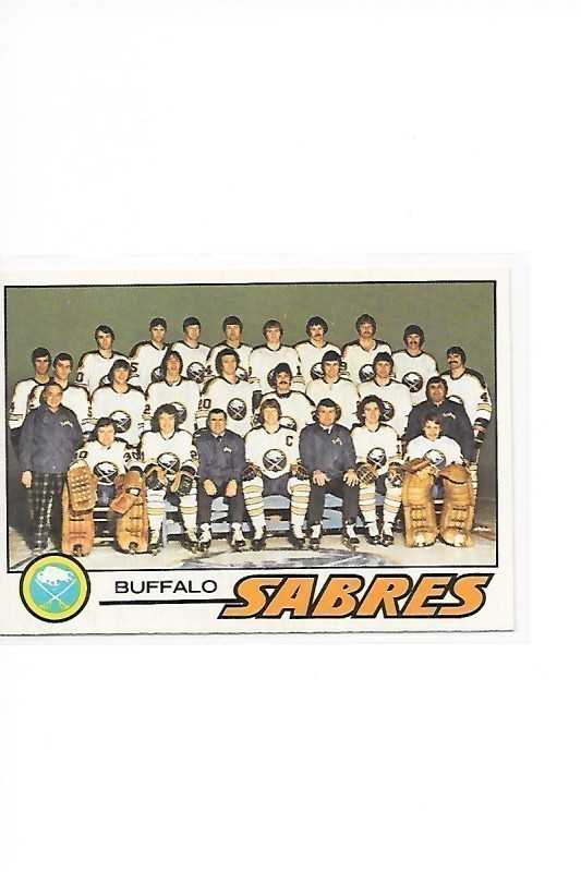 1977-78 OPC #73 Buffalo Sabres TeamCard