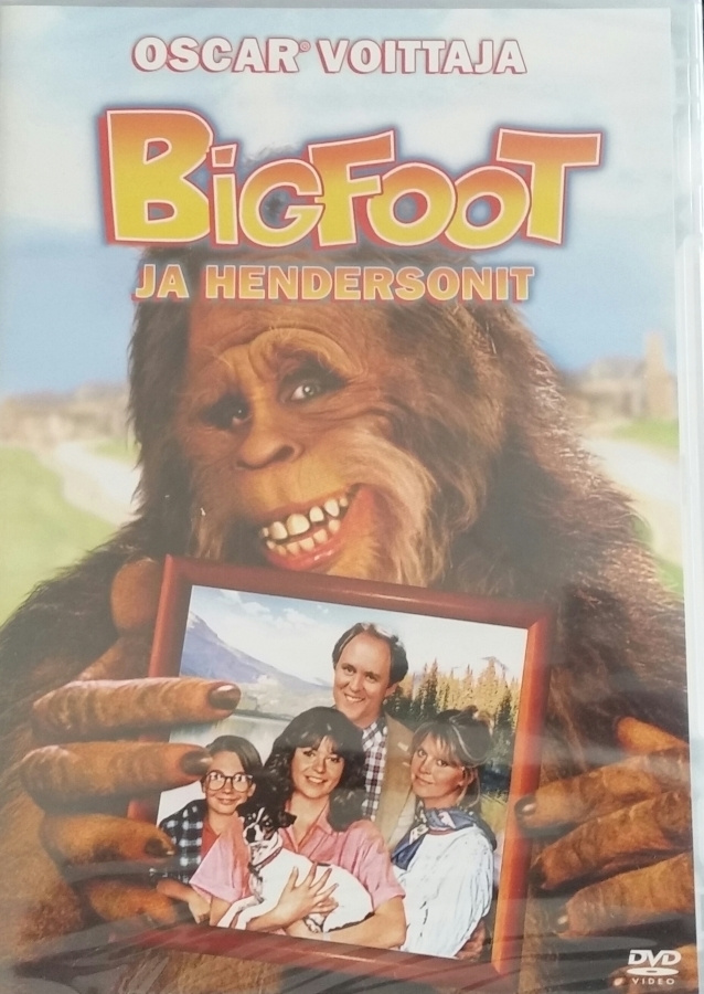 Bigfoot Ja Hendersonit -DVD.suomijulkaisu