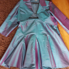 Tazzia boleromainen Jakku ja Hame 100% Silkki - koko L-XL - pikkukuva 4