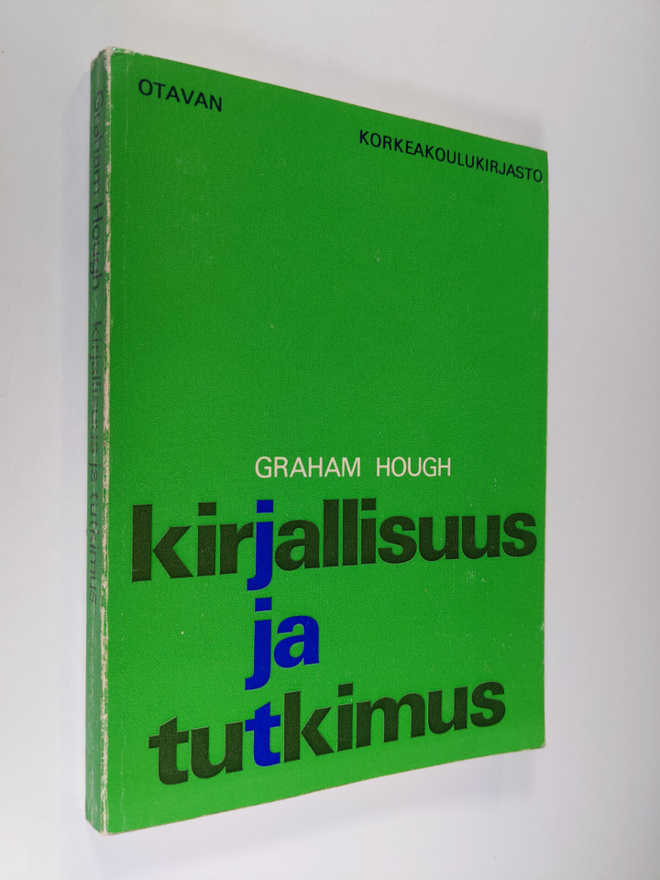 Graham Hough : Kirjallisuus ja tutkimus