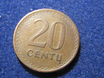 20 centu 1991. Liettua-Lithuania