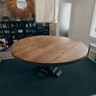 Boho tyylinen pyöreä keittiö pöytä - pikkukuva 3