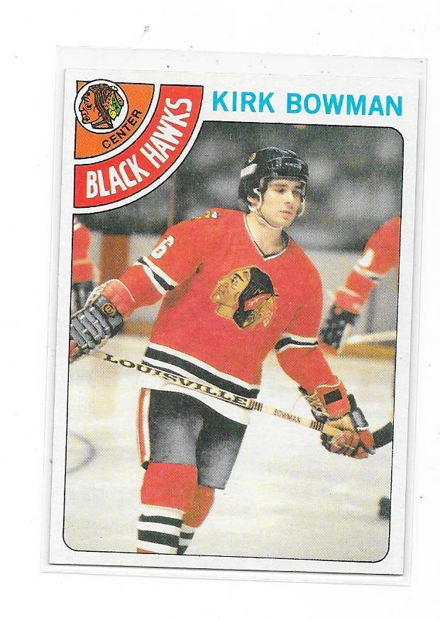 1978-79 Topps #61 Kirk Bowman Chicago Blackhawks