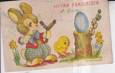 Arnold Tilgmann, Hyvää Pääsiäistä. Tipu, ritsat . e210