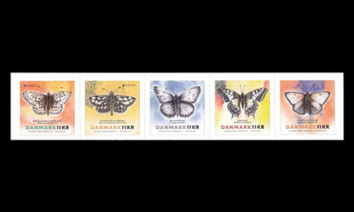 Tanska 2037-41fs ** Europa uhanalaiset villieläimet (2021)