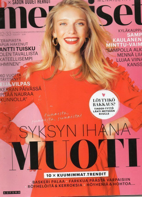 Me Naiset n:o 32/33 2017 Antti Tuisku. Eija Vilpas. Sampo &