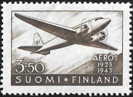 1944 Aeron 20 vuotisjuhla Douglas DC 2 ** LaPe 283