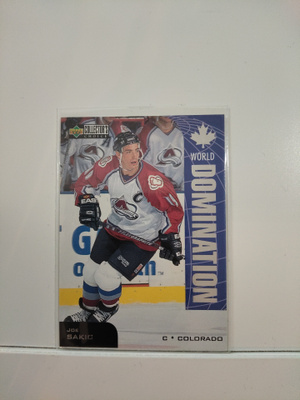 1997-98 Collector's Choice - World Domination #W6 Joe Sakic